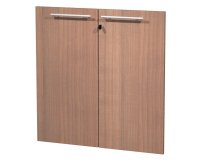Coppia ante basse in legno per mobili linea Florida e Florida 4 colore noce