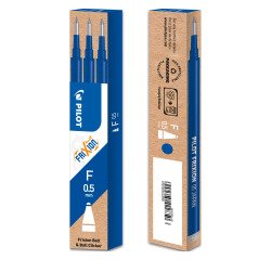 Refill x penna sfera Frixion tratto fine 3 pezzi