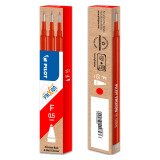 Refill penna roller Pilot Frixion ball Clicker 0.5 mm rosso 3 unità