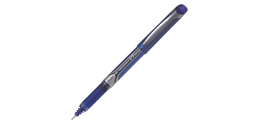 Pilot Hi-Tecpoint V7 Grip Rollerball Pen Medium 0.4 mm Black Pack of 12