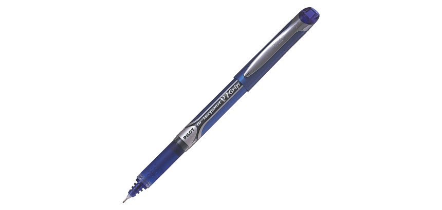 Pilot Hi-Tecpoint V7 Grip Rollerball Pen Medium 0.4 mm Black Pack of 12