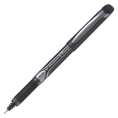 Pilot Hi-Tecpoint V7 Grip Rollerball Pen Medium 0.4 mm Black Pack of 12