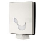 Dispenser per asciugamani piegati a V, C, I, ZZ, Celtex Megamini bianco