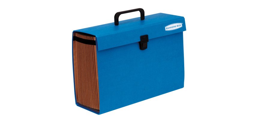 Valigetta Organizer 19 tasche espandibile Fellowes Bankers Box Handyfile A4