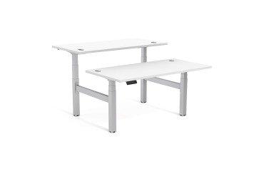 Scrivania Fellowes Cambio doppia ad altezza regolabile Bianco 1.600 x 1.750 x 1.305 mm
