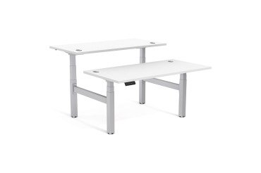 Scrivania Fellowes Cambio doppia ad altezza regolabile Bianco 1.600 x 1.750 x 1.305 mm