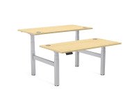 Scrivania Fellowes Cambio doppia ad altezza regolabile Acero 1.600 x 1.750 x 1.305 mm