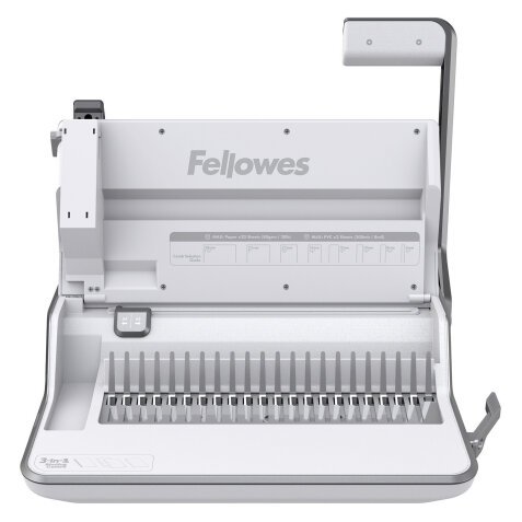 Fellowes Lyra 3 in 1 Multifunctional Binding Machine 153 x 423 x 395 mm White, Grey