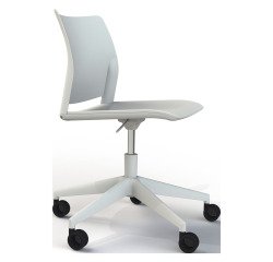 Sedia interlocutore Collettività UNISIT ALPHA APGB PPL bianco
