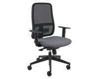 Sedia semidirezionale ergonomica Roma Blaze Unisit con braccioli 1D inclusi