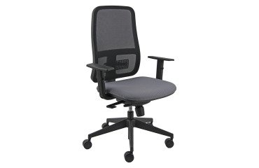 Sedia semidirezionale ergonomica Roma Blaze Unisit con braccioli 1D inclusi