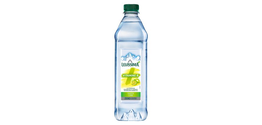 Acqua minerale naturale Levissima+ Vitamine B gusto lime 12 bottiglie da 600 ml