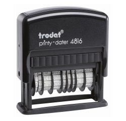 Datario personalizzabile Trodat PRINTY 4816 PL nero