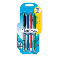 Penne a sfera Paper Mate FlexGrip Ultra assortiti 4 unità