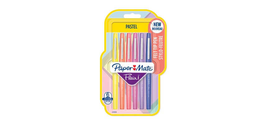 Penne Paper Mate Flair pastello 6 unità