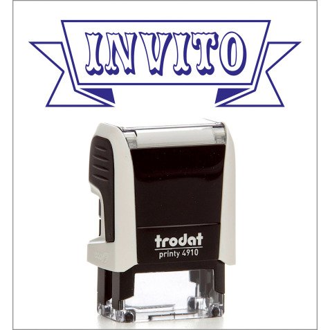 Timbro Trodat Printy 4910 "Invito" bianco