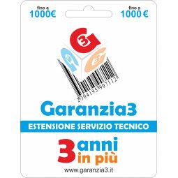 Estensione del servizio tecnico Garanzia3 fino a 1000 euro
