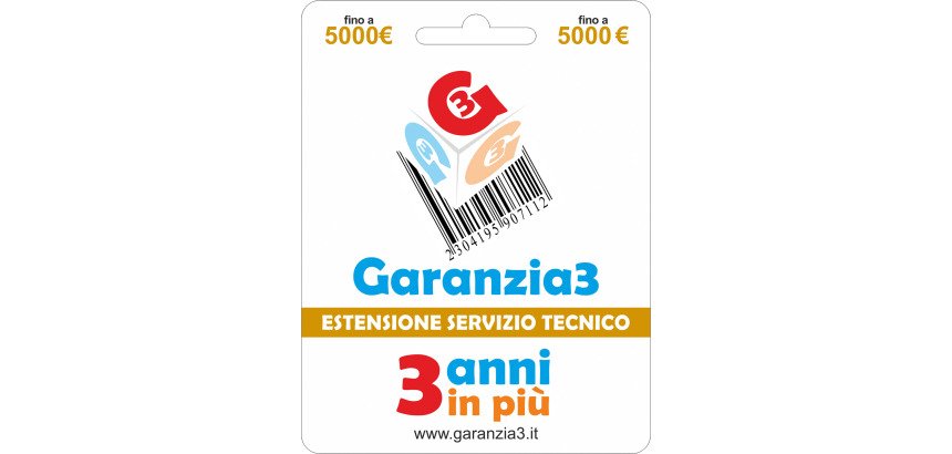 Estensione del servizio tecnico Garanzia3 fino a 5000 euro