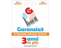 Estensione del servizio tecnico Garanzia3 fino a 2000 euro