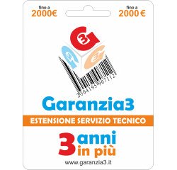 Estensione del servizio tecnico Garanzia3 fino a 2000 euro