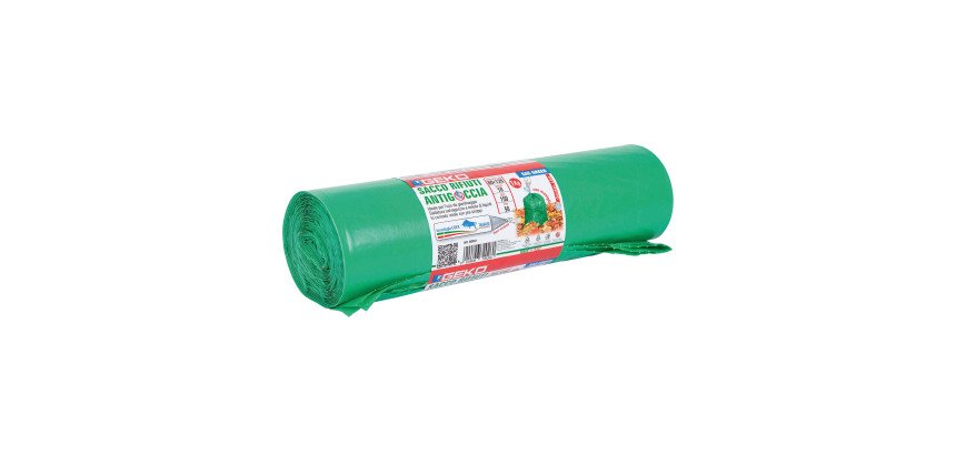 Sacco rifiuti da giardino GEKO 150 lt Verde 80 x 120 cm 10 unità