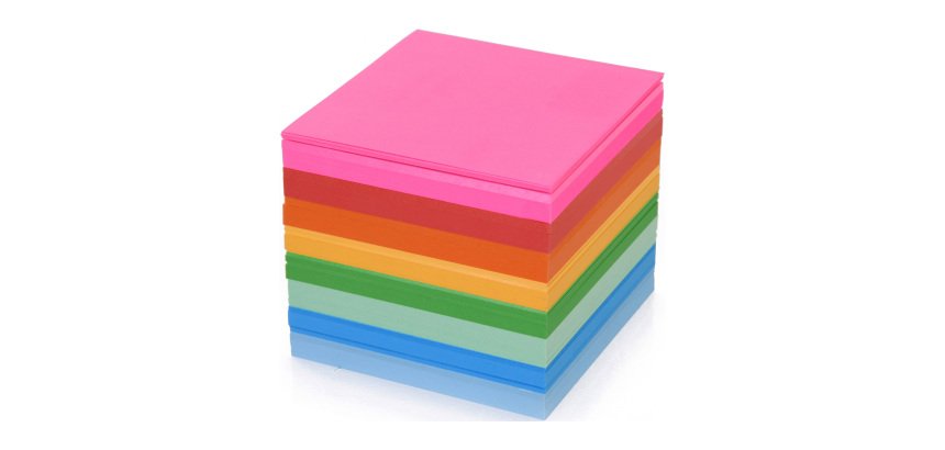 Cubo per appunti collato Assortiti 800 fogli