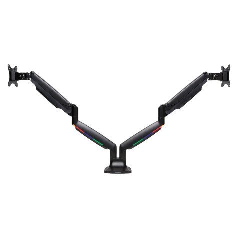 KENSINGTON Braccio porta monitor doppio ad altezza regolabile one-touch SmartFit®, fino a 34”, nero