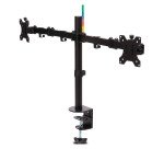 KENSINGTON Braccio porta monitor doppio ergonomico ed estensibile SmartFit®, fino a 32”, nero