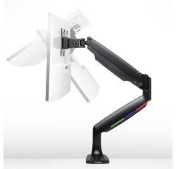 KENSINGTON Braccio porta monitor singolo ad altezza regolabile one-touch SmartFit®, fino a 34”, nero
