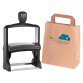 Kit timbro personalizzabile 5212 multicolor/avana + 200 eco sacchetti in carta M