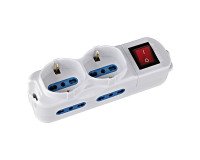 En_multipresa 2schuko+4bipasso 10 16a 1.5m