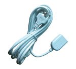Prolunga elettrica spina 16A, presa 10/16A bipasso/schuko