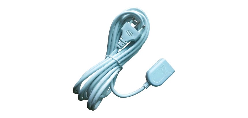 Prolunga elettrica spina 16A, presa 10/16A bipasso/schuko