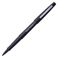 PaperMate Fineliner Pen Flair Black Medium 0.7 mm Pack of 12