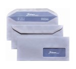 Buste Pigna 80 g/m² bianco con finestra gommata 500 unità