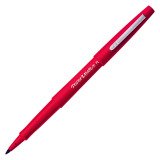 PaperMate Fineliner Pen Flair Medium 0.7 mm Red Pack of 12