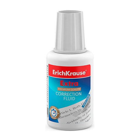 Correttore liquido ErichKrause Bianco 20 ml
