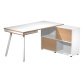 Postazione lavoro Home Office Tetris Rovere, bianco 1.300 x 815 x 1.200 mm