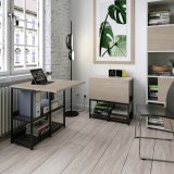 Libreria e postazione di lavoro compact Artexport Home Office 20150 BX Rovere chiaro 690 x 372 x 724 mm