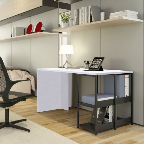 Postazione di lavoro Artexport Home Office 2767BX Bianco, rovere 1.400 x 690 x 724 mm