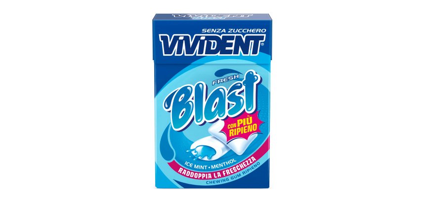 Gomme da masticare Vivident Blast Ice Mint