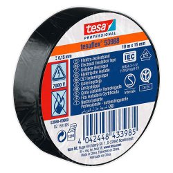 Nastro isolante tesa Professional 53988 10 m x 15 mm nero