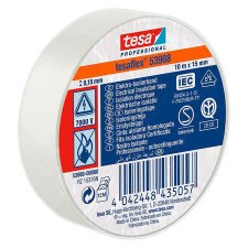 Nastro isolante tesa Professional 53988 10 m x 15 mm bianco