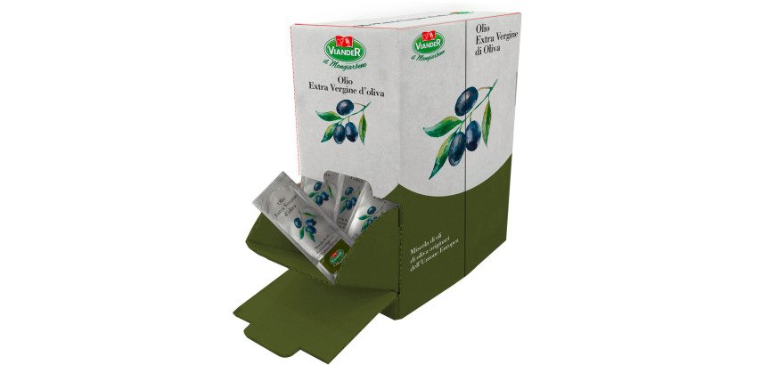Olio extra vergine d'oliva 100 unità