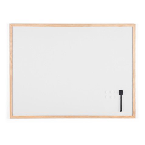 Lavagna magnetica bianca Bi-Silque Basic plus 80 x 60 cm