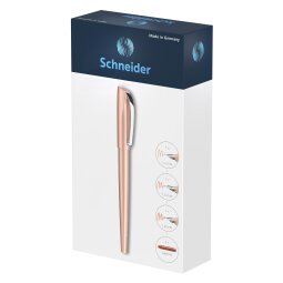 Set regalo di strumenti da scrittura Schneider Callissima albicocca