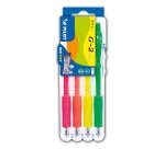 Penne gel neon Pilot Set2Go G2 Tratto medio 4 unità
