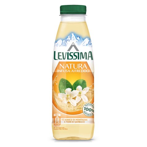 Acqua minerale Levissima Natura tè bianco e sambuco 12 unità da 480 ml
