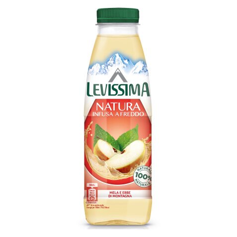 Acqua minerale Levissima Natura Mele e Erbe di Montagna 12 bottiglie da 480 ml