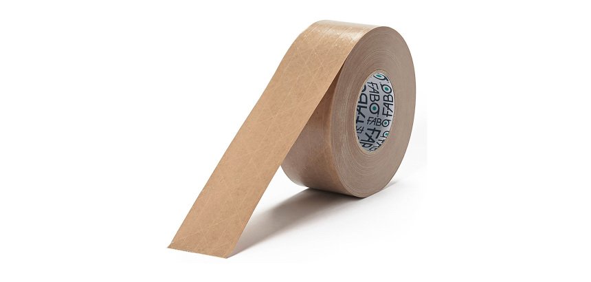 Nastro adesivo in carta FABO Avana 110 g/m² 60mm x  100m - 10 unità